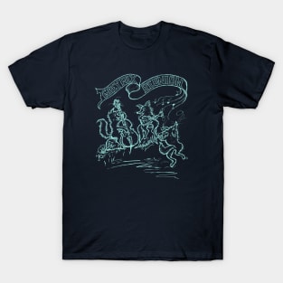 Grey Fox Reunion (aqua outline) ' T-Shirt